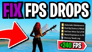 how to fix fps drops in fortnite (fix stutter & low fps in fortnite 2022)