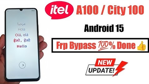 Itel A100 Frp Bypass Android 15 | 100% Working | Fully Free Without paid tool ✅