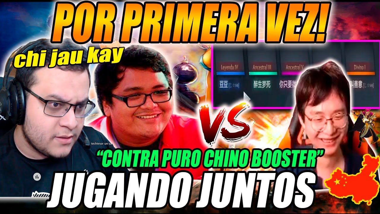 SE CUMPLIO SU SUEÑO!!🔥 TECHISOR Y SMASH JUGANDO JUNTOS RANKED CONTRA PURO CHINO BOOSTER | SUMIYA?😂😱
