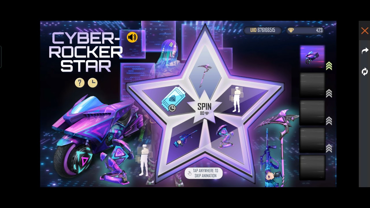 New Cyber Rocker Star Event Rip My Diamonds 🥺🥺