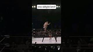 bro tried his best not to fall lol😂😂 #shorts #wwe #funnywrestling #wwefunnymoments