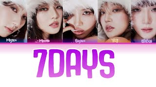 (G)-idle | 7Days (Color Coded Lyrics)