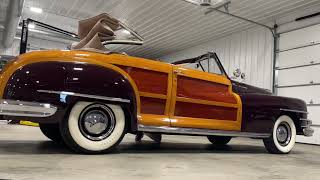 1947 Chrysler Town Country Convertible Power Top Operation