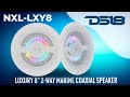 DS18 NXL-LXY8 | Flush Magnetic Mount Grille 8” Marine Speaekrs