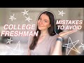 10 WORST COLLEGE FRESHMAN MISTAKES | College student advice | Freshman mistakes to avoid in college