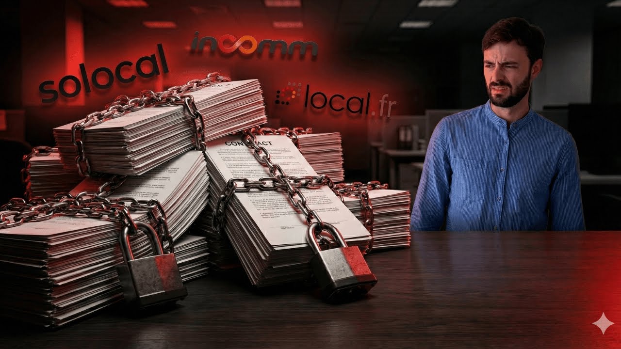 Solocal, Local, Incomm : Pourquoi les Artisans doivent FUIR (Le piège des contrats longs)