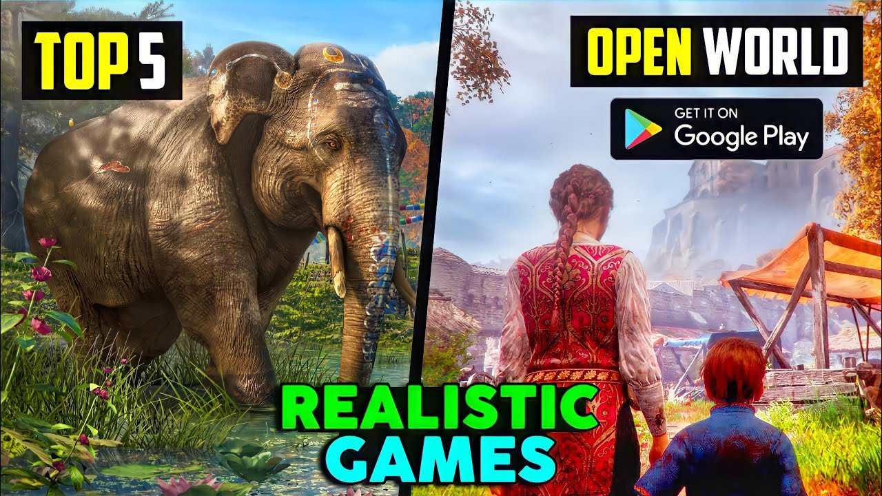 Top 5 OPEN WORLD Games For Android 2022 l High Graphics (Online/Offline ...