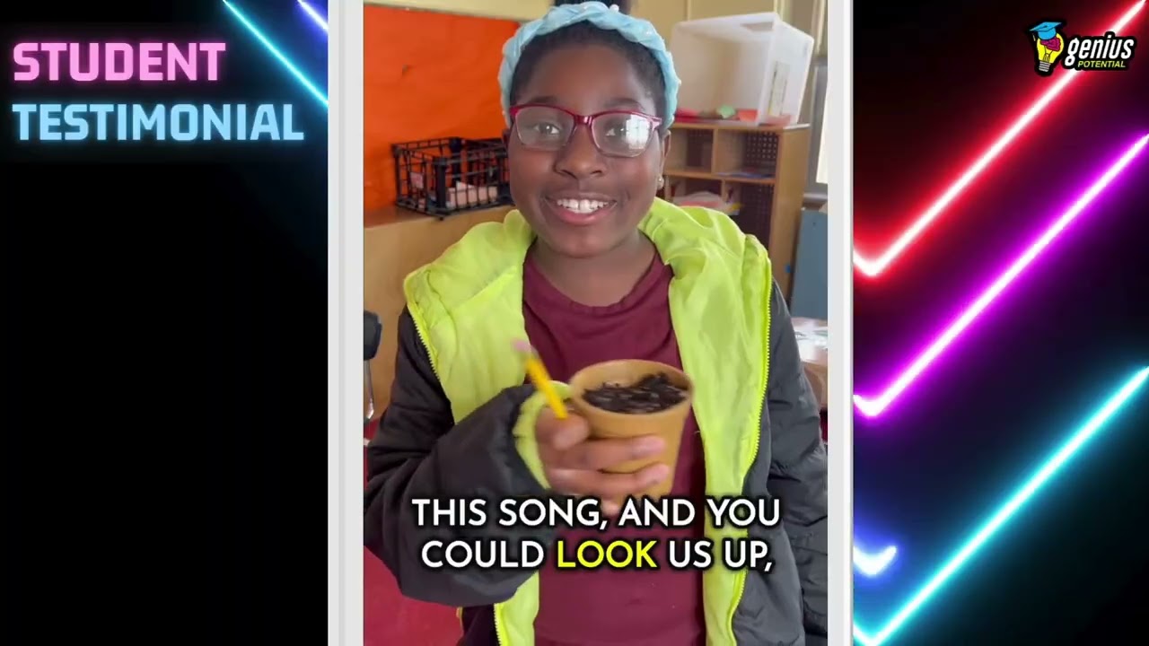 Middle School Student Finds Self-Expression & Voice at Genius Potential Program