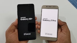 Samsung Galaxy A8 2018 Vs Samsung J7 Pro Speed Test Comparison