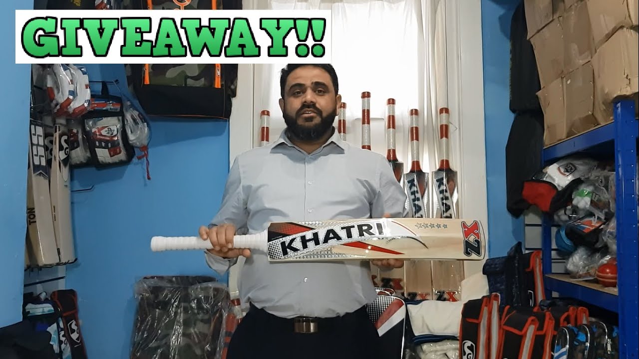 KHATRI ZX Cricket bat Review & Give Away. YouTube