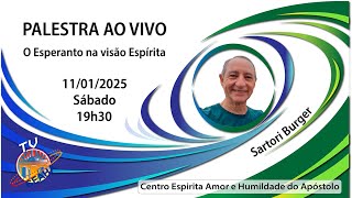 O Esperanto na Visão Espírita – Palestra ao vivo com Sartori Burger  dia 11/01/2025
