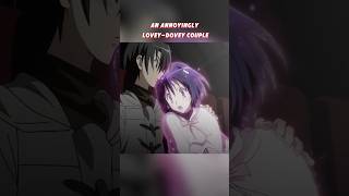 An annoyingly lovey-dovey couple #anime #animeedit #shorts