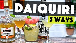 Daiquiri Variations | 5 EASY Ways to make a Daiquiri at Home!