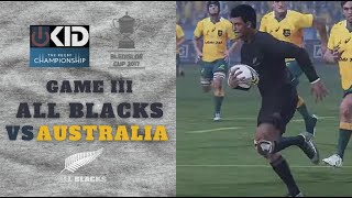 Rugby Challenge 3: BE A PRO 2017 All Blacks v Wallabies Bledisloe Cup (Game 3)