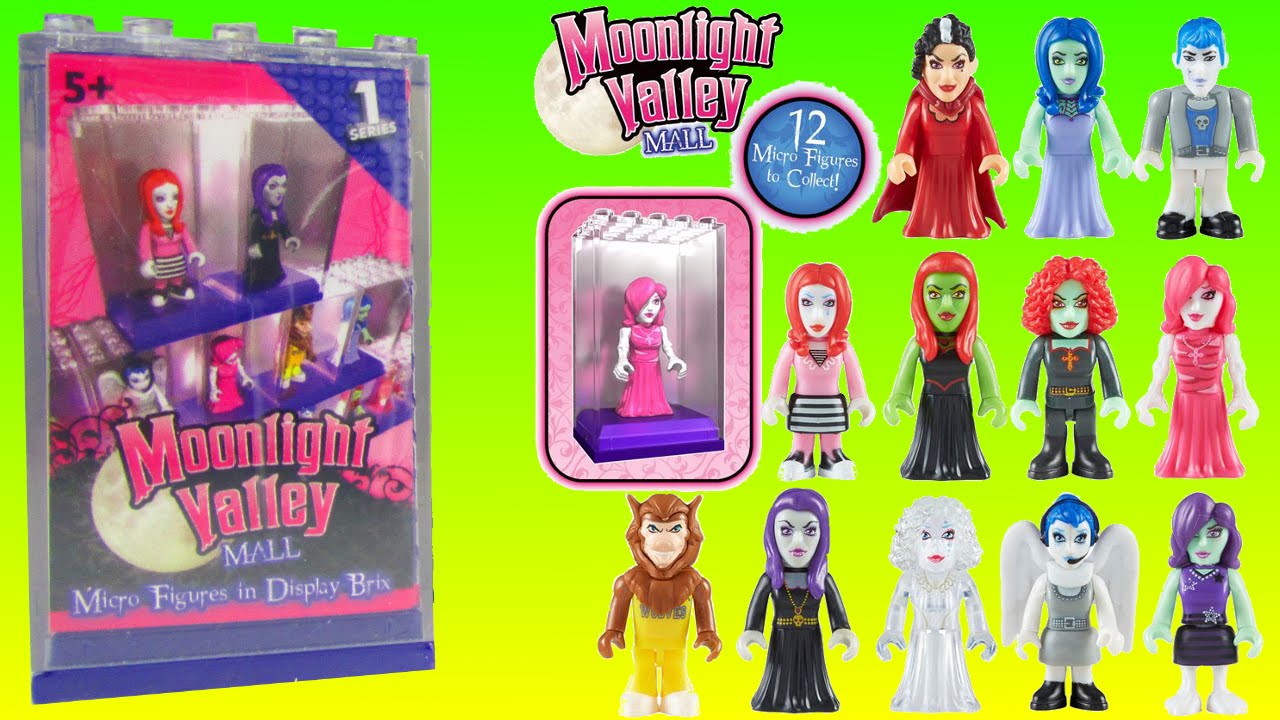 Moonlight Valley Mall Micro Figures Monster High Style Toys Unboxing Toy Review Character Building