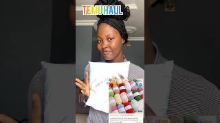 I Got 16 Yarns FREE From Temu! 😱 Crochet Lovers Will Love This! #temu #temufinds #crochetlovers
