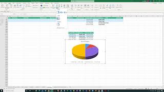 Creating A Pie Chart From A Subtotal