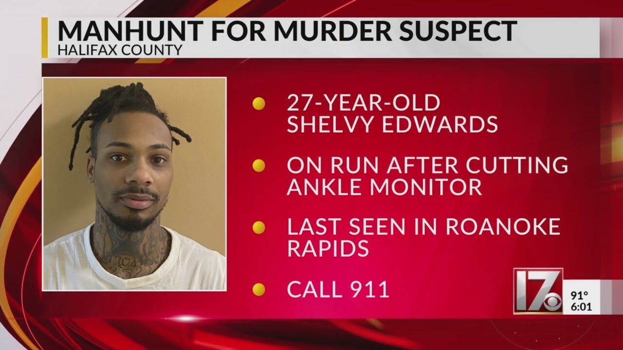 Halifax County murder suspect on the run after cutting ankle monitor ...