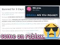 Roblox just BANNED a dev for the WORST reason...