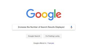 Google Search Tips - How to Increase the Number of Google Search Results Displayed Per Page