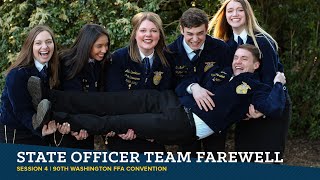 State Officer Team Farewell | 90th Washington FFA Convention