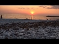 Sunset Livorno Beach Time Lapse 