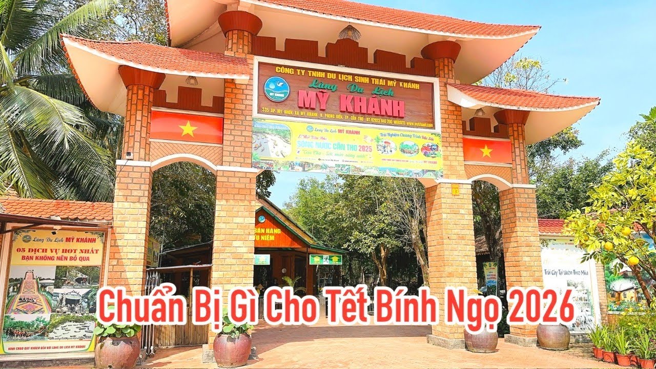 Khám Phá Làng Du Lịch Mỹ Khánh Cần Thơ | Miệt Vườn Sông Nước Đậm Chất Nam Bộ | MrDamvlog