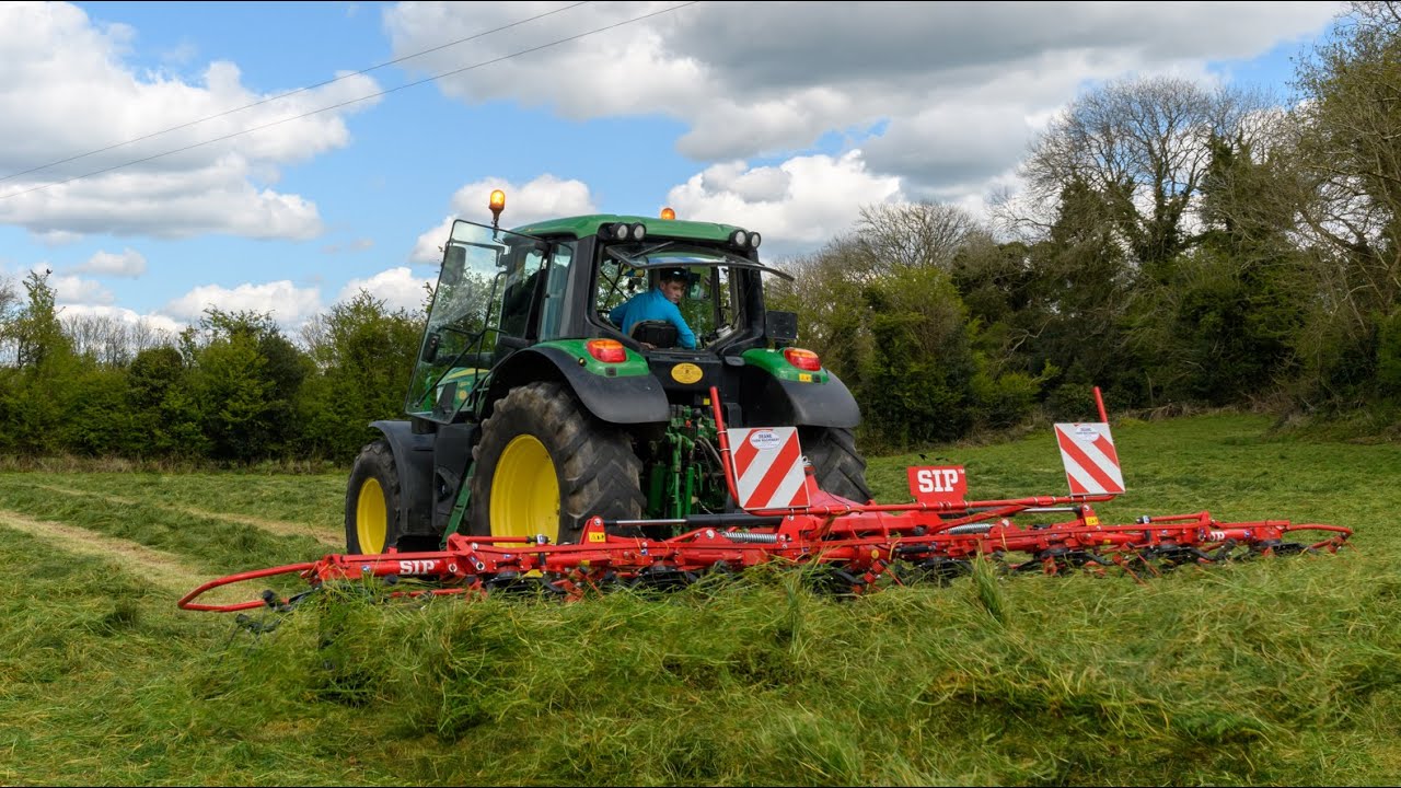 Duggans Agri Contractors First Job For A New SIP Tedder May 2021