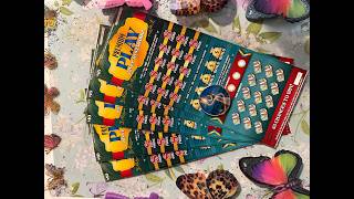 50 Dollars of the Premium Play 10 Dollar Ticket!!  Indiana Hoosier Lottery Scratch Off Ticket!!