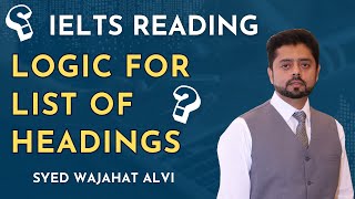 Mastering List of Headings in Academic IELTS Reading||LIST OF HEADINGS || VERY EASY METHOD ||
