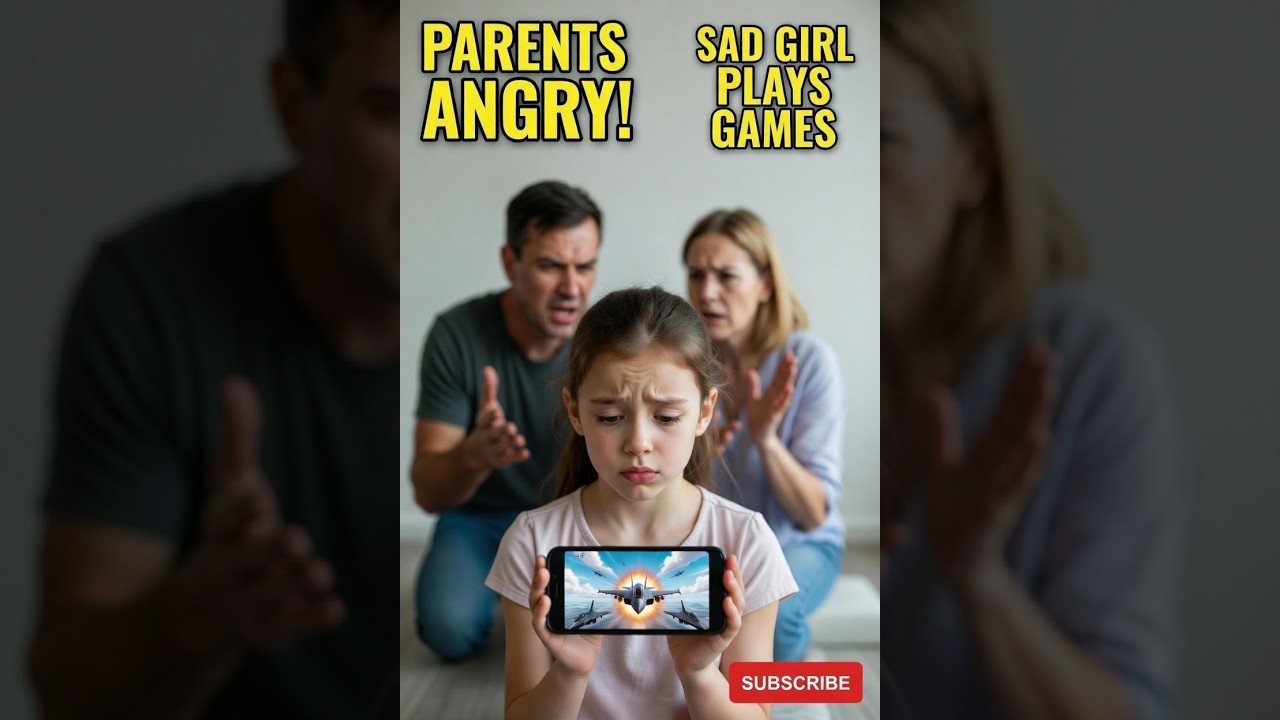 Parents Angry Because She Plays Games 😢