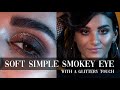 Soft Simple Smokey Eye With Glitter | Linda Hallberg