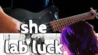 THE NOVEMBERS - she lab luck/ベース/初心者/弾いてみた/かっこいい曲/tab譜/bass cover