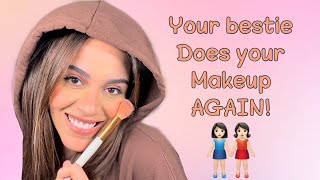 ماتخليش حاجة تزعلك و تعالي احطلك ميك اب 💄Asmr