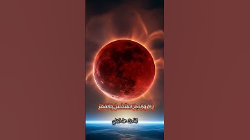 خسوف القمر 2025 - فَإِذَا بَرِقَ الْبَصَرُ . وَخَسَفَ الْقَمَرُ   | القارئ حمد الشلي