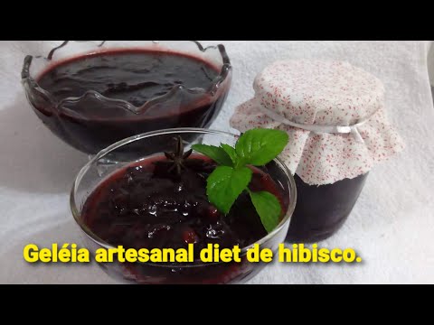 Vídeo: Geléia De Hibisco De Baixa Caloria