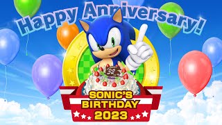 2023年6月23號慶祝音速小子索尼克32歲生日直播6款遊戲 SONIC happy birthday