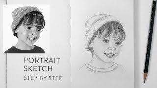 How to draw a Portrait Sketch from a reference photo
