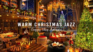 Relaxing Instrumental Christmas Jazz Music & Crackling Fireplace🎄Cozy Christmas Coffee Shop Ambience screenshot 5