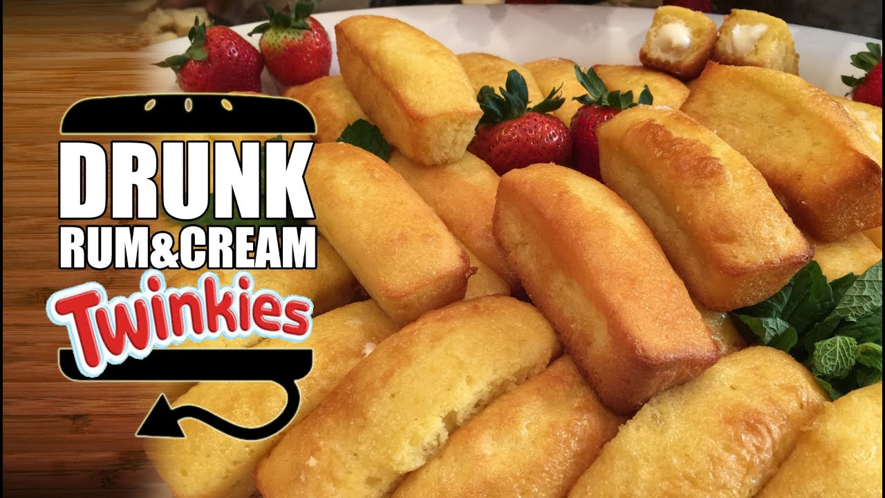 DRUNK TWINKIES Rum & Cream Filled YouTube