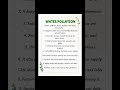 Water Pollution: Causes, Effects, and Solutions in 10 Lines π