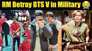 RM Betray BTS V in Military 😭| RM Unseen Military Video 😍 #bts