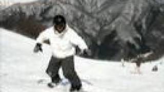 【スノーボードハウツー】ターン！初めてスノーボードをする人、初心者でスムーズにターンした