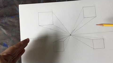 Drawing Cubes in One-Point Perspective