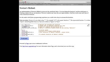 Math150/151 Section 4.7 Newton