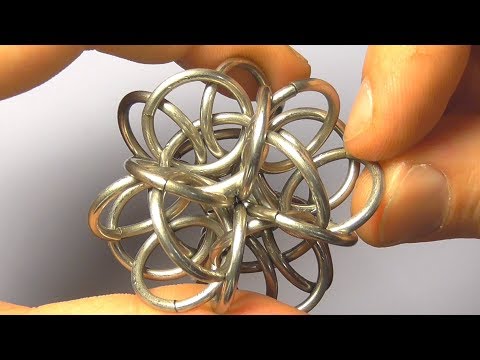 СЛОЖНАЯ ВЕЩИЦА ИЗ КОЛЕЦ - Тетраэдр HOURGLASS