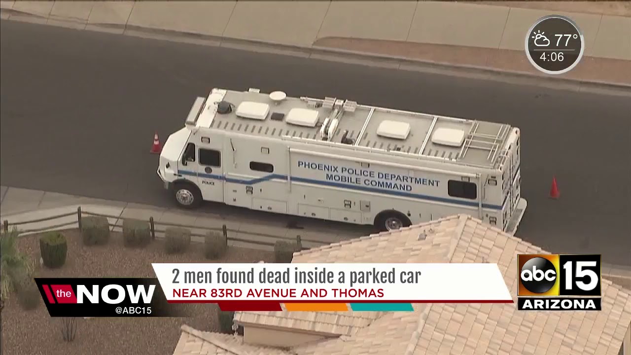 Two men found dead inside parked car in west Phoenix - YouTube