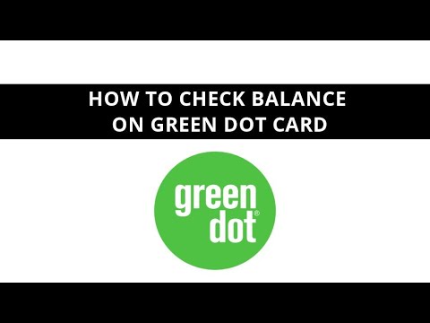 How To Check Balance On Green Dot Card