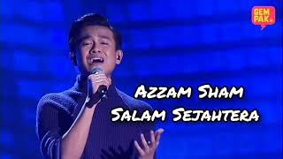Azzam Sham - Salam Sejahtera | Big Stage 2020 | Minggu 1 (Lirik & Lagu)