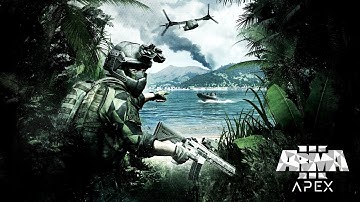 Arma 3 TrackHat and Joystick with Pedals 1ST TIME HELI FLIGHT